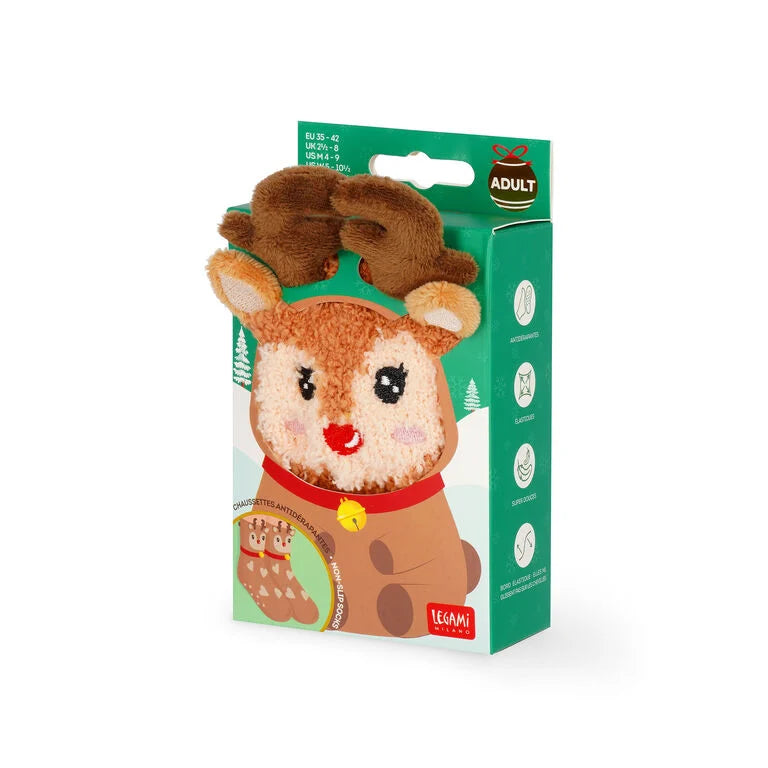 Snowman Non-Slip Socks - It's a Match!