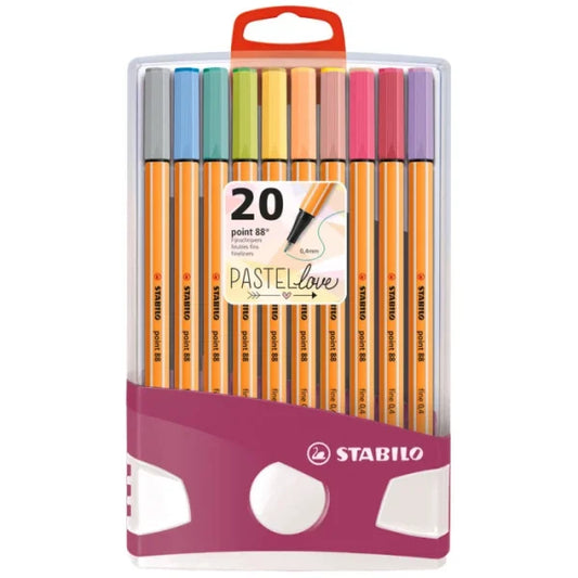 Color Parade 20 Point 88 Pastel Love STABILO