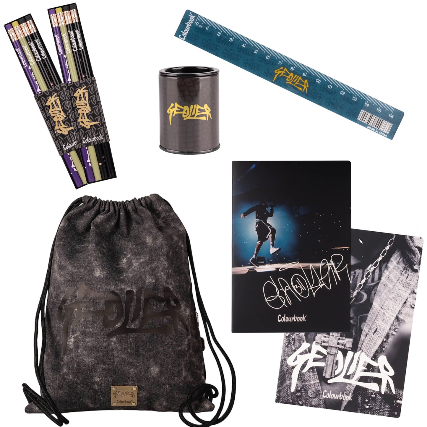 Set Sacca Geolier x Colourbook