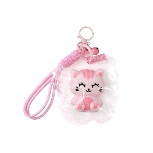 Portachiavi Jelly Pop - Gatto Rosa Itotal