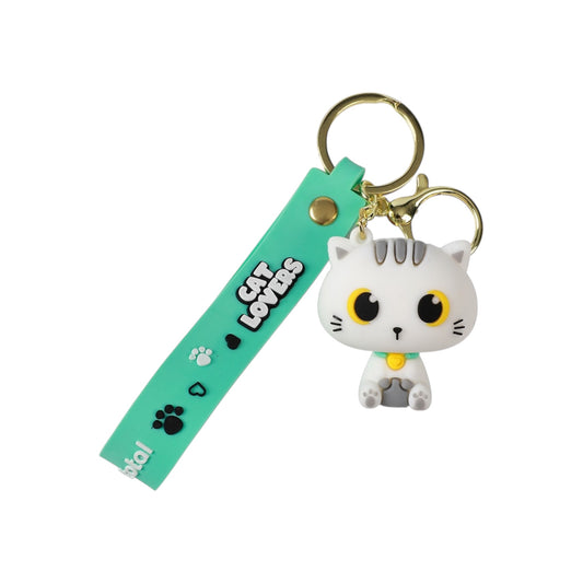 Portachiavi Charm - Gatto Bianco Itotal