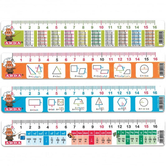 Righello Mathematics 16 cm - Arda