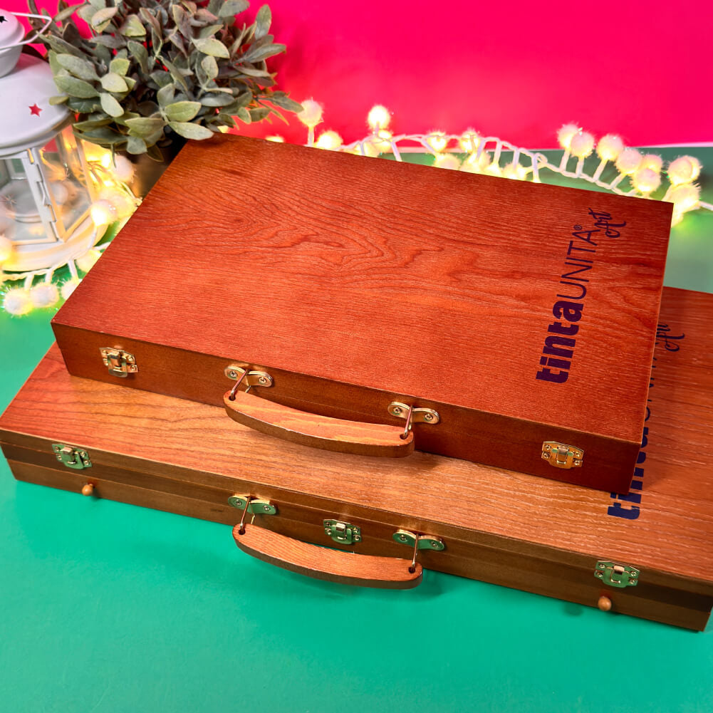 Valigetta in Legno Tinta Unita