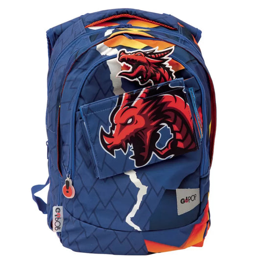 Zaino Scuola Estensibile Round Dragon GoPop