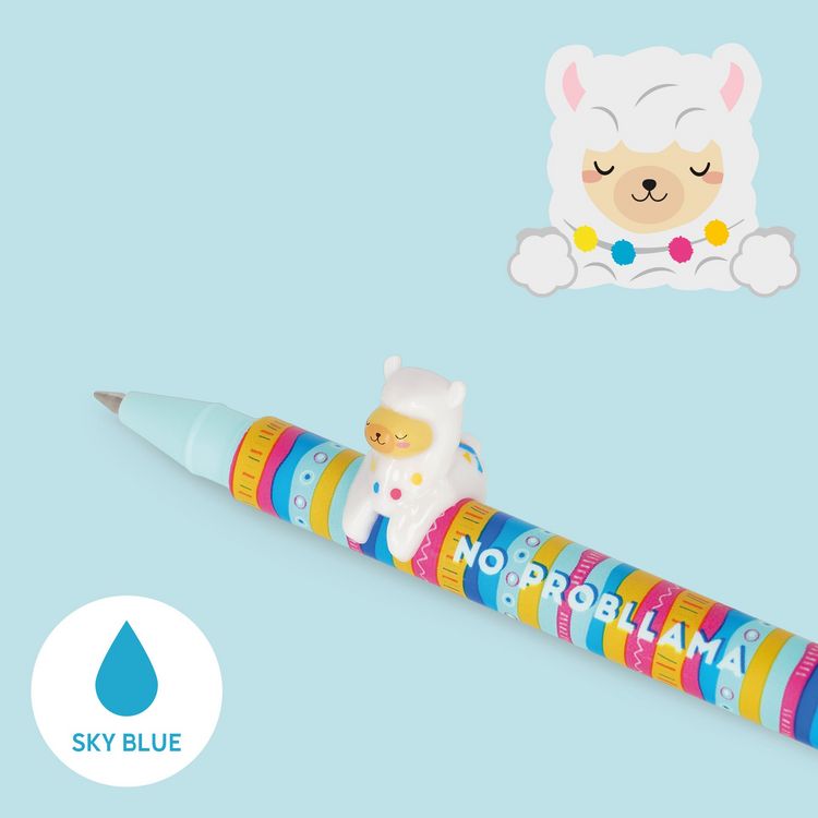 Penna Gel con Animaletto Decorativo Llama - Lovely Friends