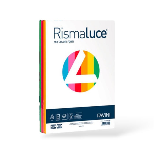RismaLuce Fogli Colorati A4 - Favini