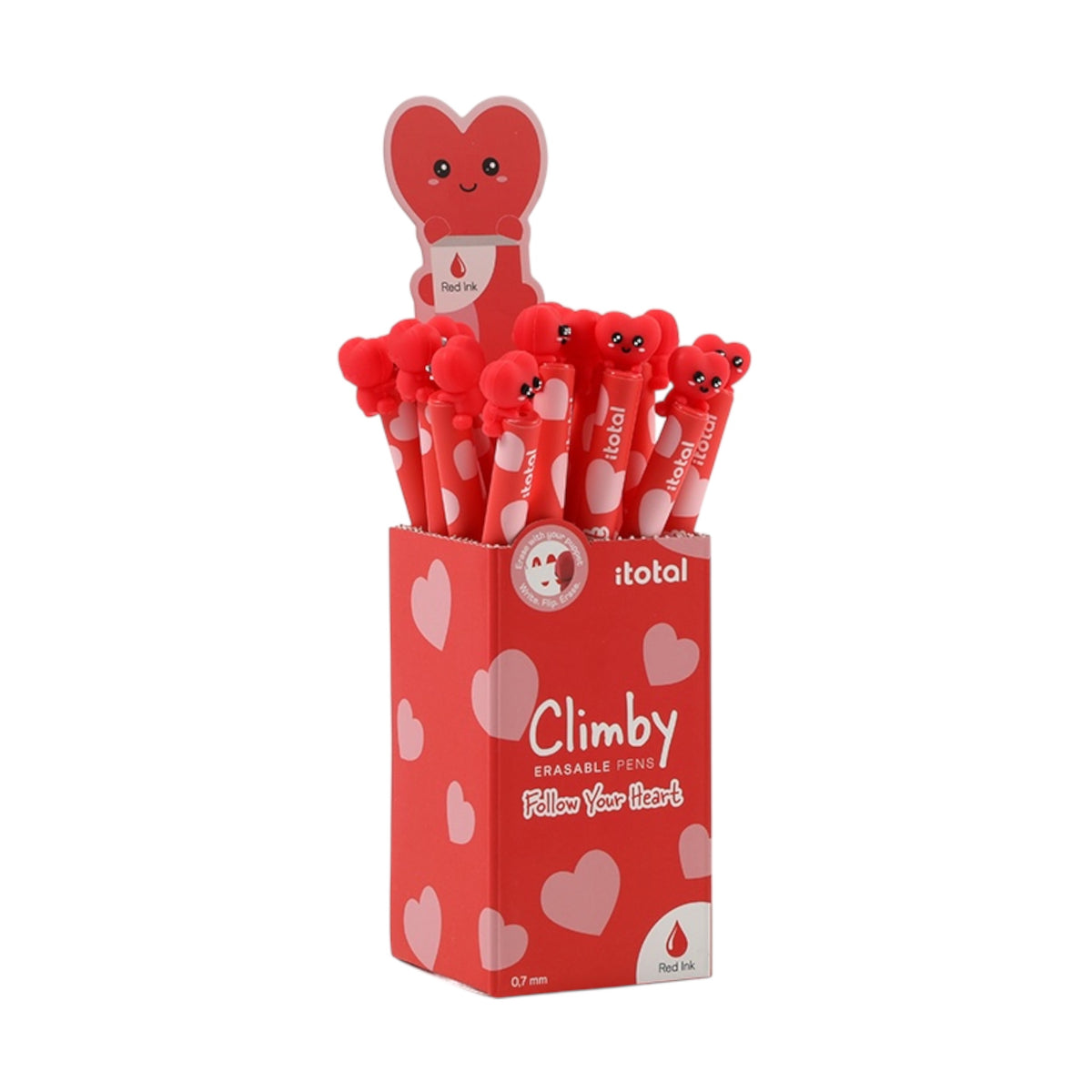 Penna Cancellabile Climby Cuore - Itotal