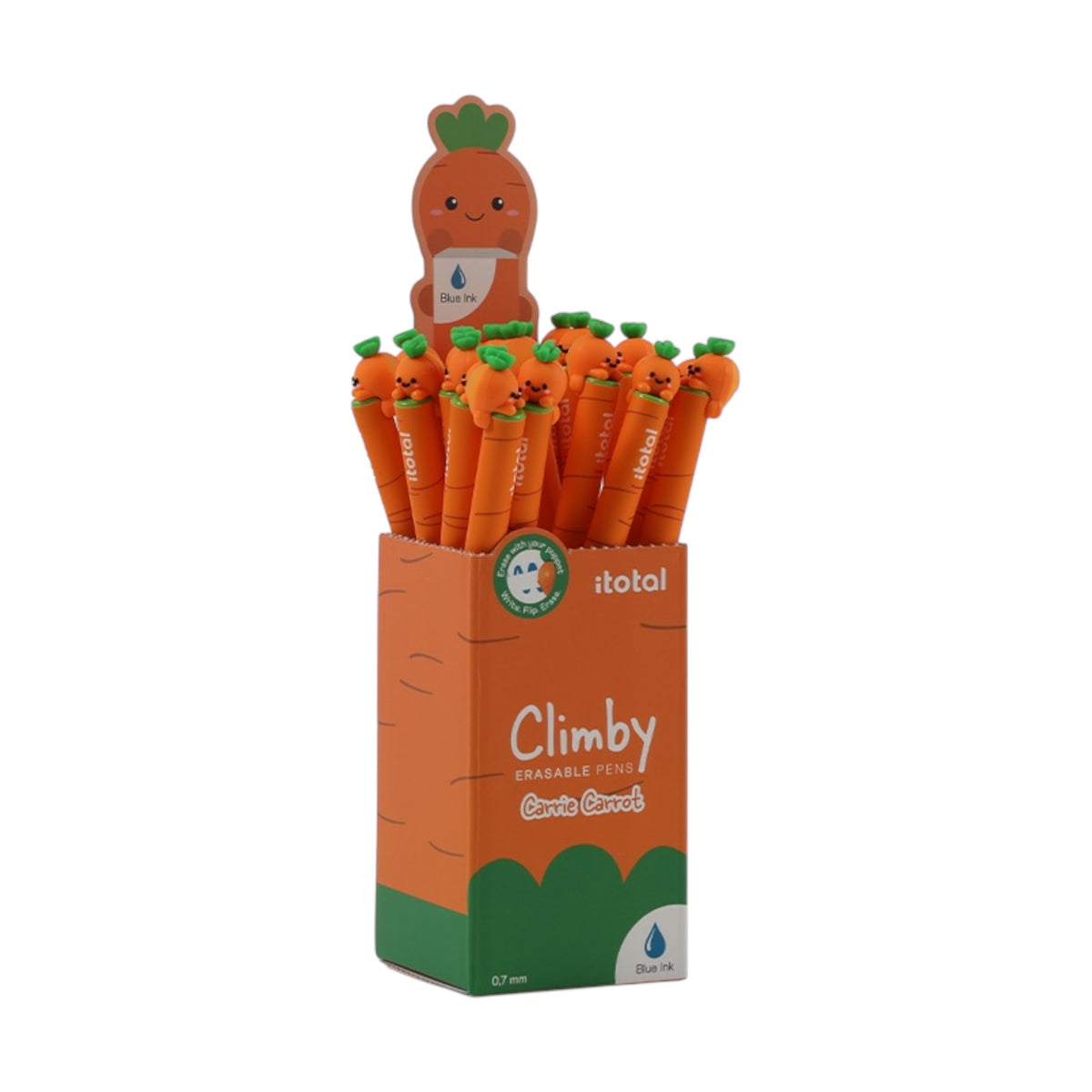 Penna Cancellabile Climby Carota - Itotal
