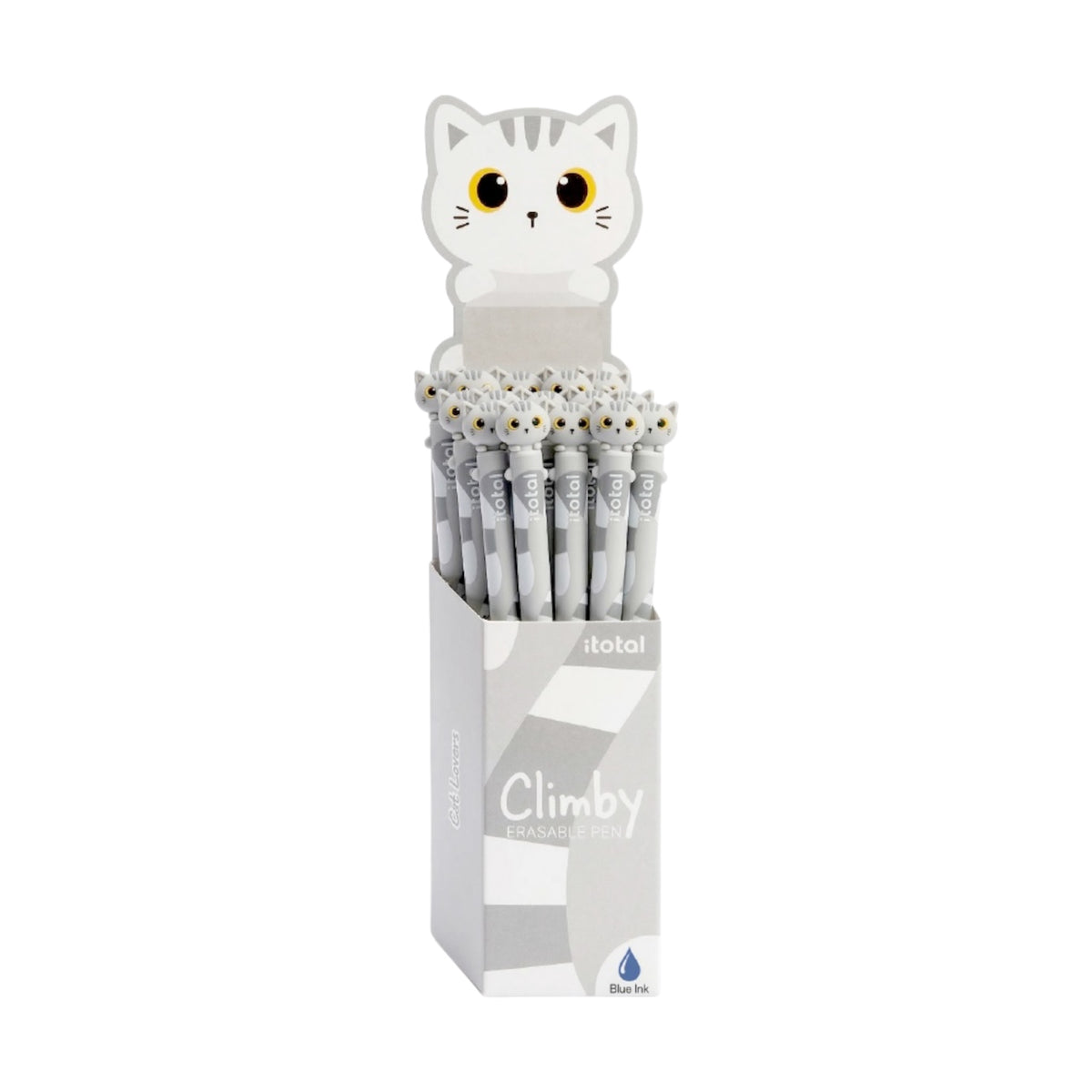Penna Cancellabile Climby Gatto Bianco - Itotal