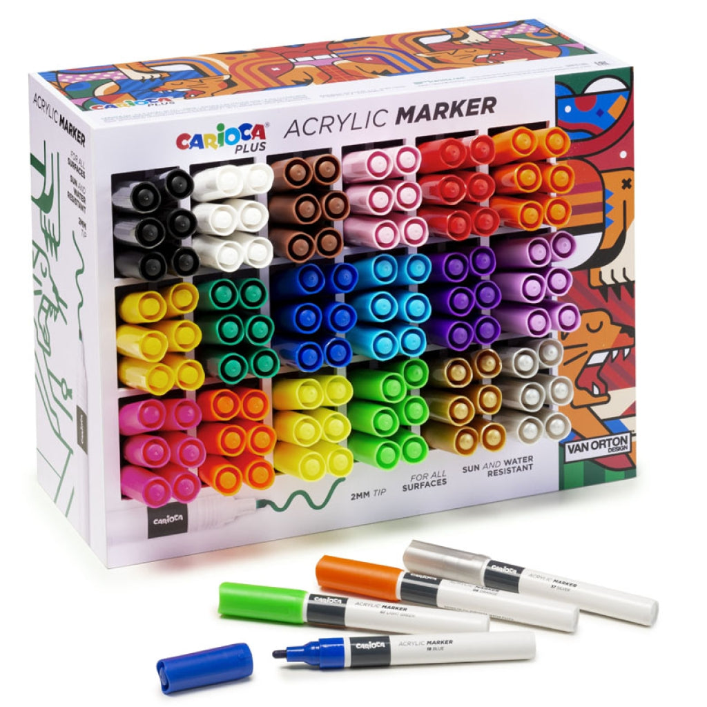 Marcatore Acrilico Acrylic Marker - Carioca Plus