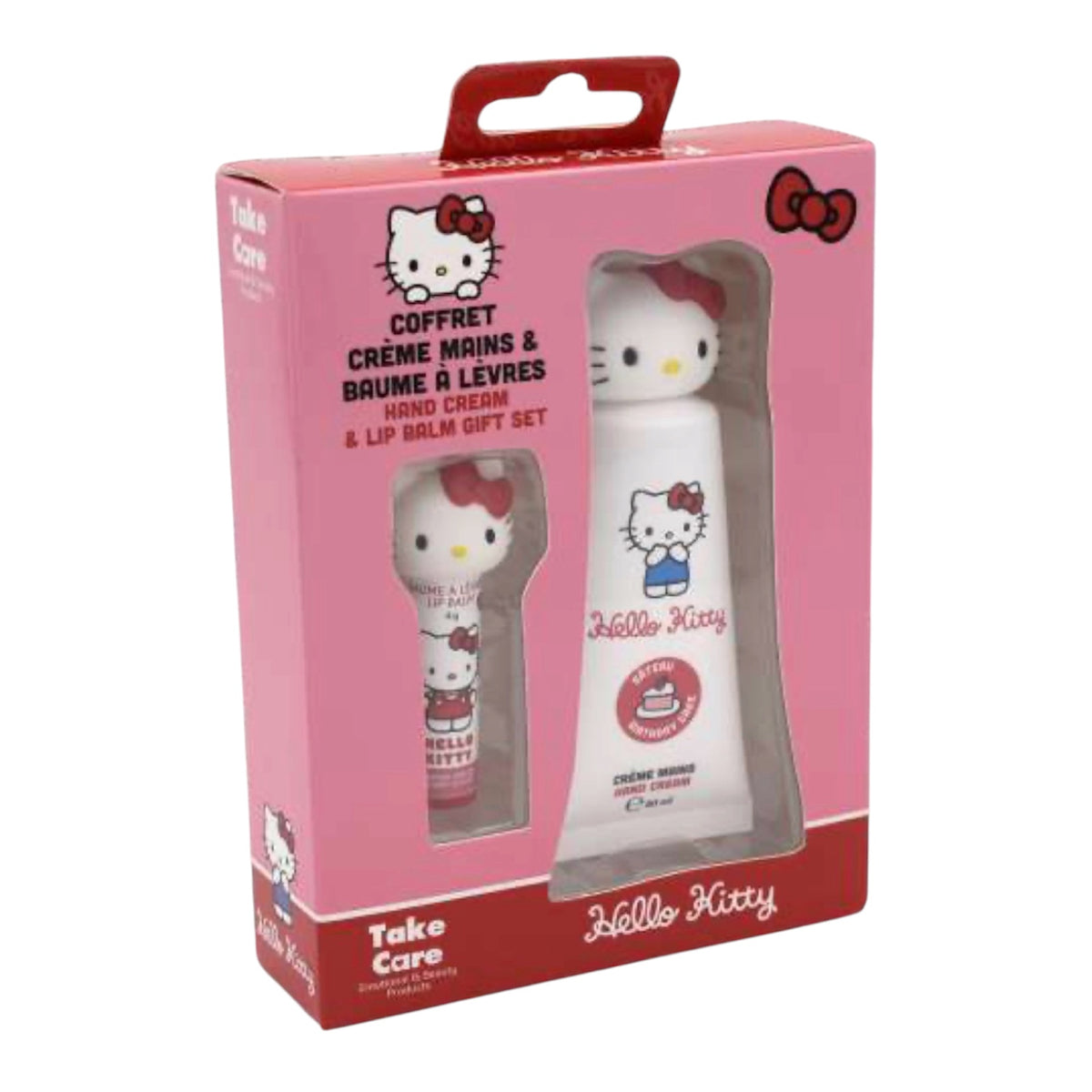 Set Crema Mani + Lip Balm Hello Kitty - Take Care