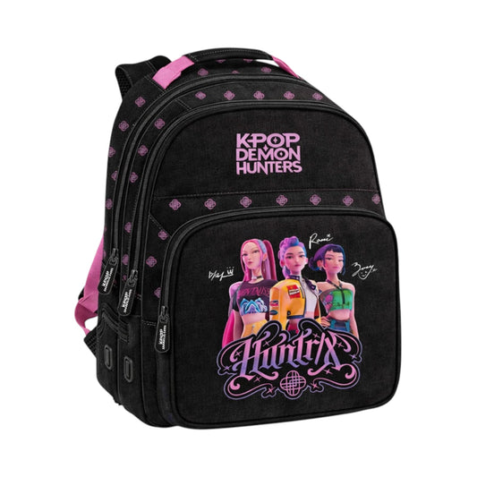 Zaino Round Scuola 3 Zip Energy K-Pop