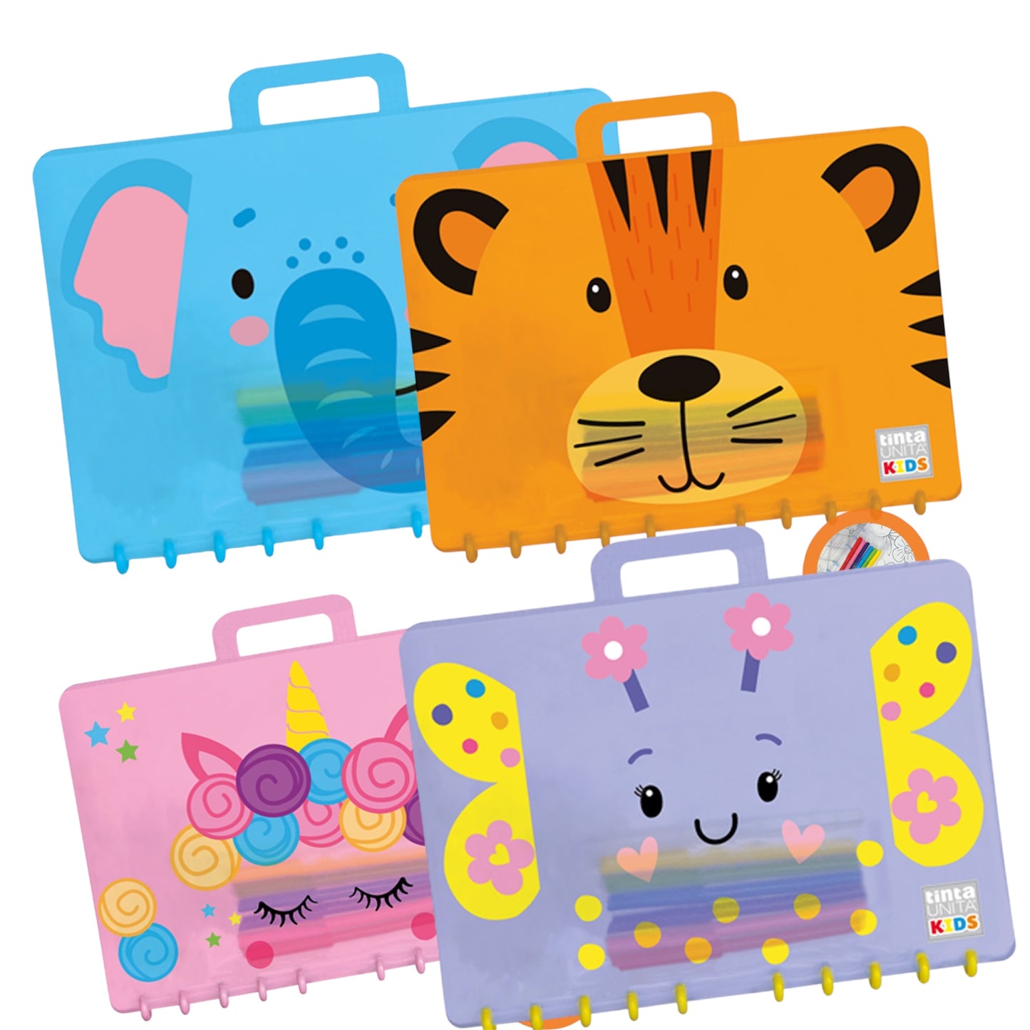 Valigetta Funny Coloring - Tinta Unita Kids
