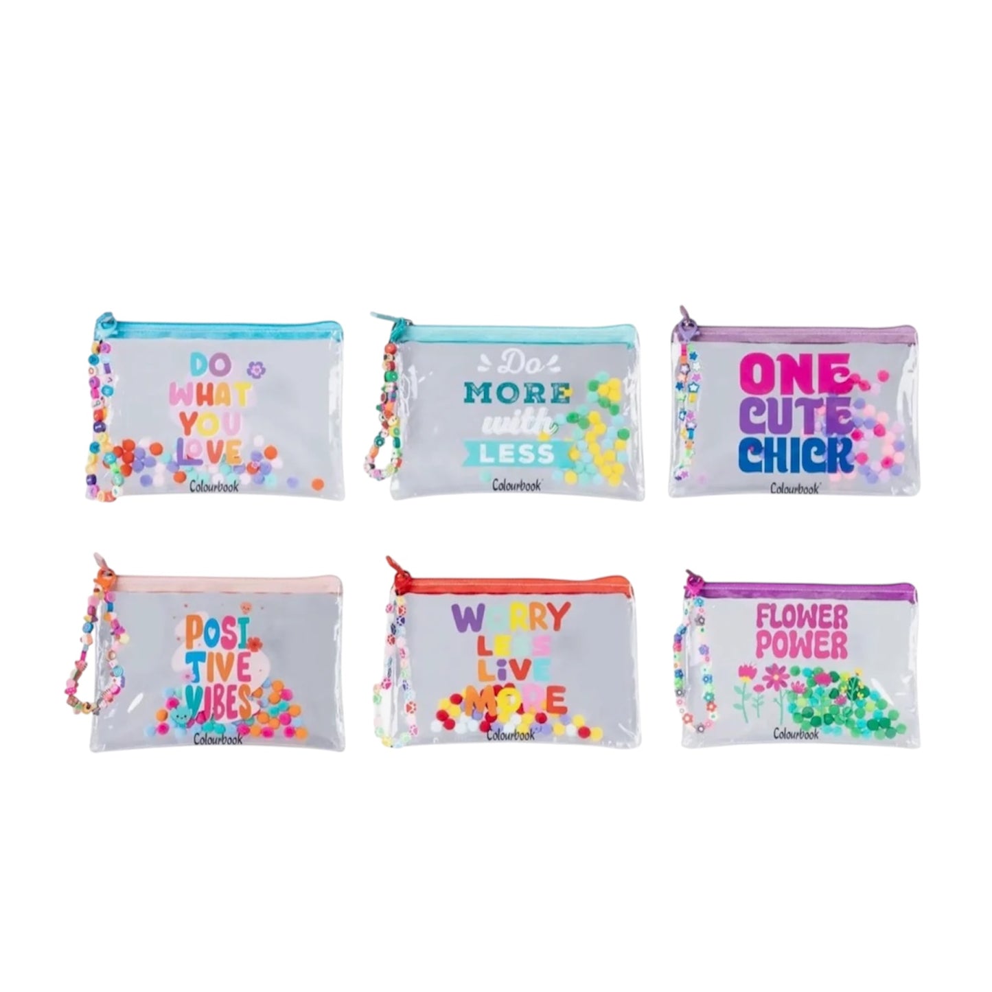 Pochette trasparente Soft Bubbles COLOURBOOK