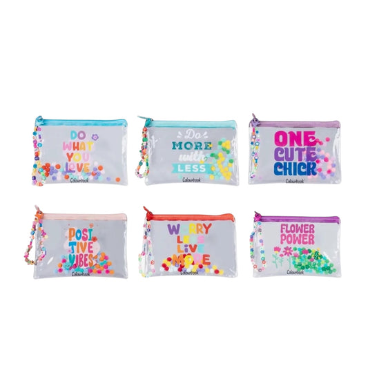Pochette trasparente Soft Bubbles COLOURBOOK