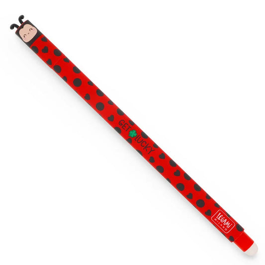 Penna Gel Cancellabile Ladybug "Get Lucky" - Erasable Pen