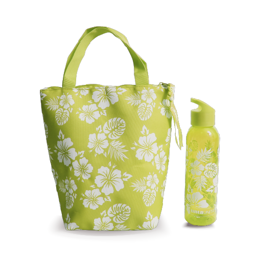 Set borsa termica+borraccia Tropical