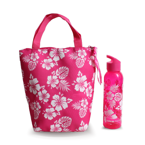 Set borsa termica+borraccia Tropical