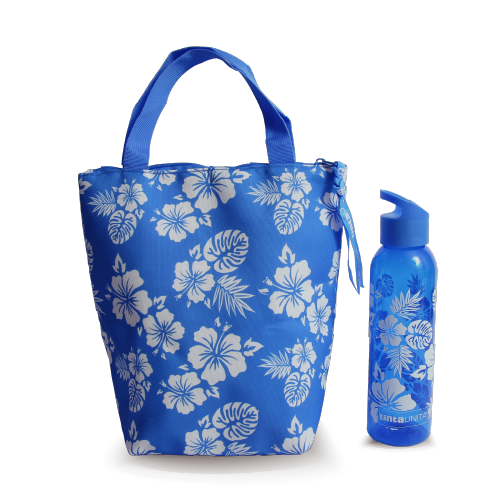 Set borsa termica+borraccia Tropical