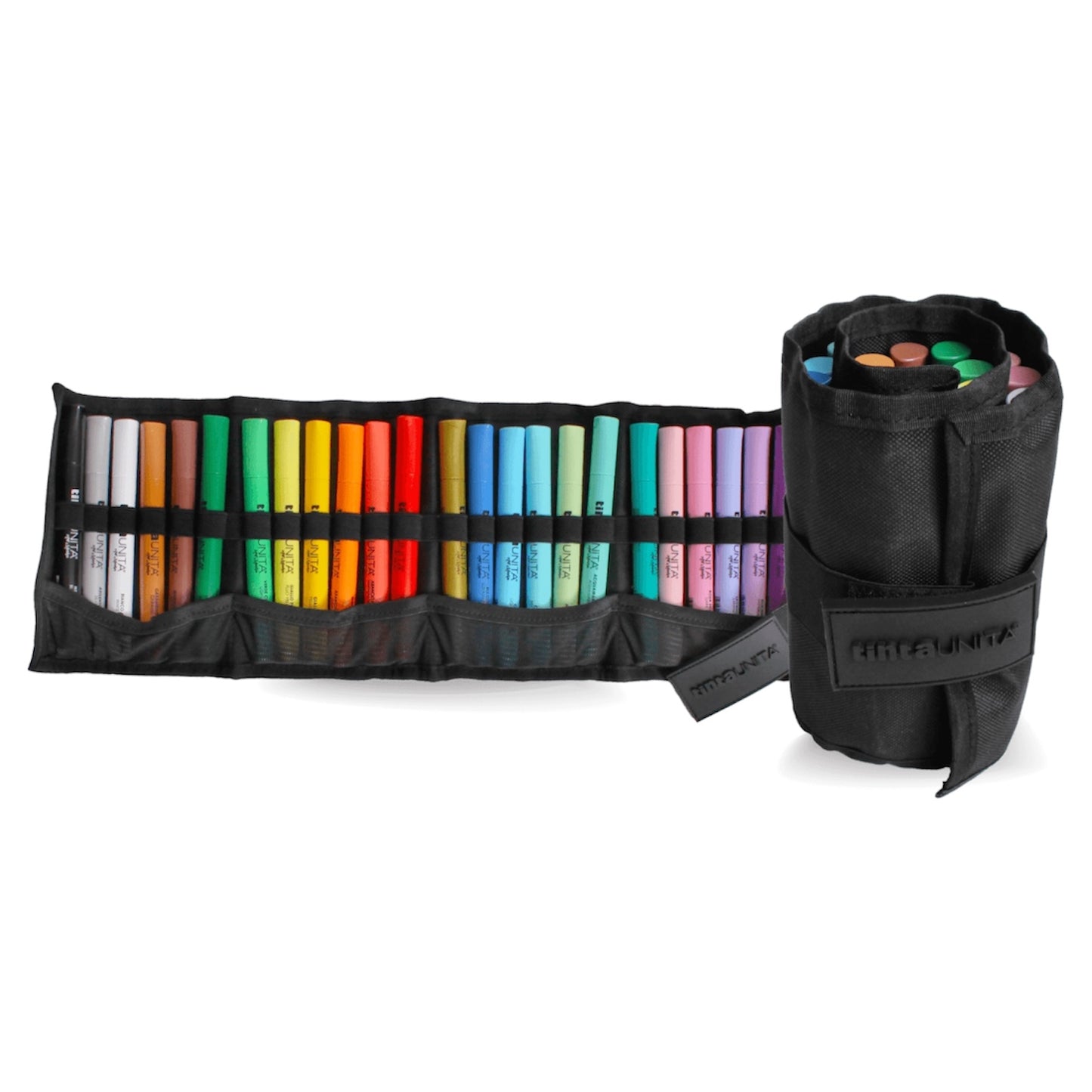 Rotolo Con 24 Art Marker Tinta Unita