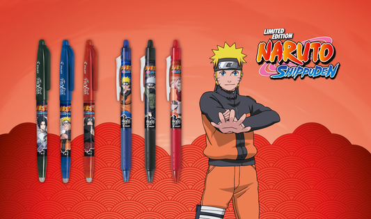 Set 3 penne cancellabili Naruto PILOT