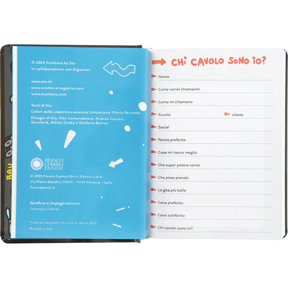 Diario 16 Mesi 2025/26 - SCOMIX Scottecs by Sio -